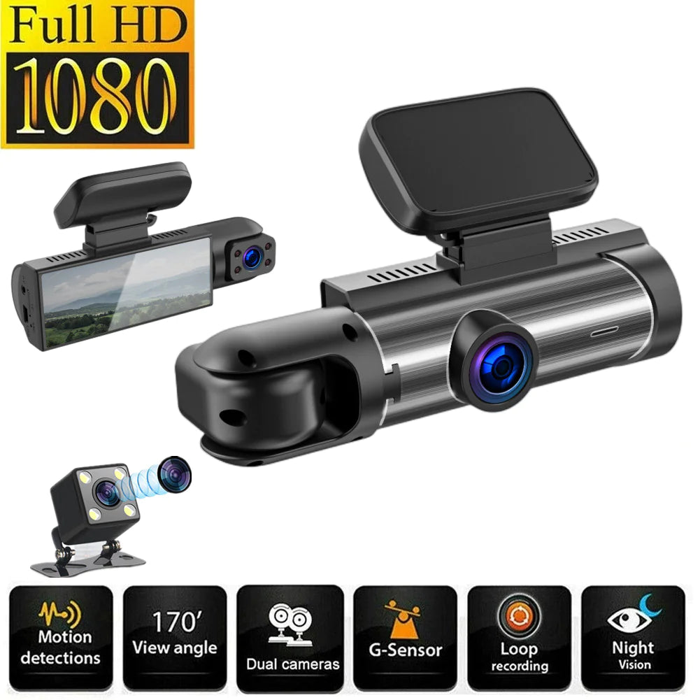 HD Dual-Lens 3.5-inch Car Recorder
