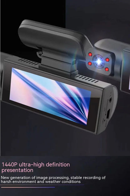 HD Dual-Lens 3.5-inch Car Recorder