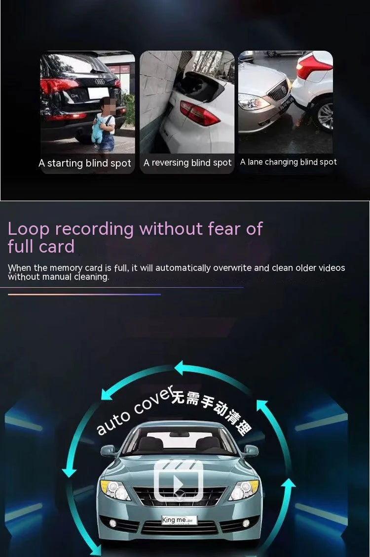HD Dual-Lens 3.5-inch Car Recorder