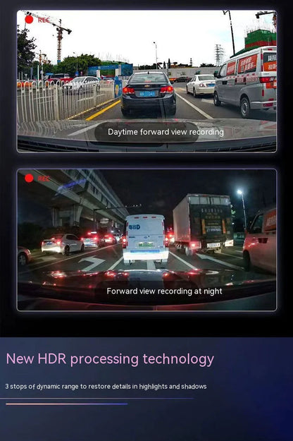 HD Dual-Lens 3.5-inch Car Recorder